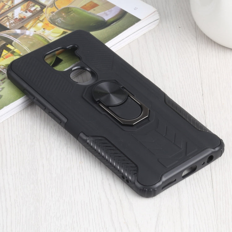 10 PCS Shield Armor PC+TPU Protective Case with 360 Degree Rotation Ring Holder For Xiaomi Redmi Note 9