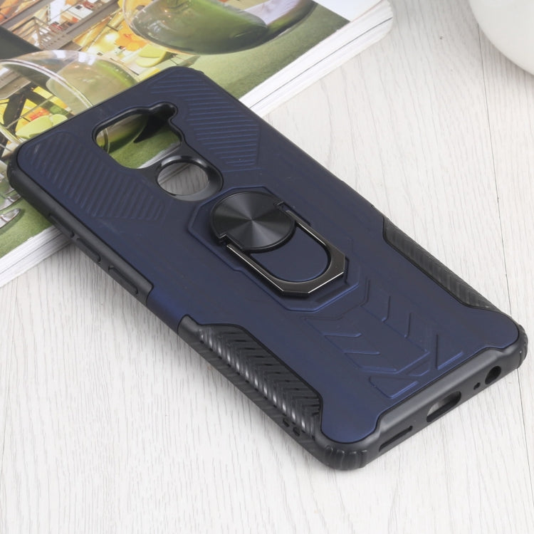 10 PCS Shield Armor PC+TPU Protective Case with 360 Degree Rotation Ring Holder For Xiaomi Redmi Note 9