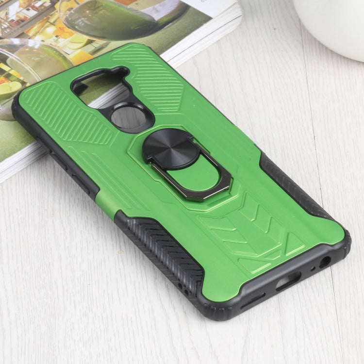 10 PCS Shield Armor PC+TPU Protective Case with 360 Degree Rotation Ring Holder For Xiaomi Redmi Note 9