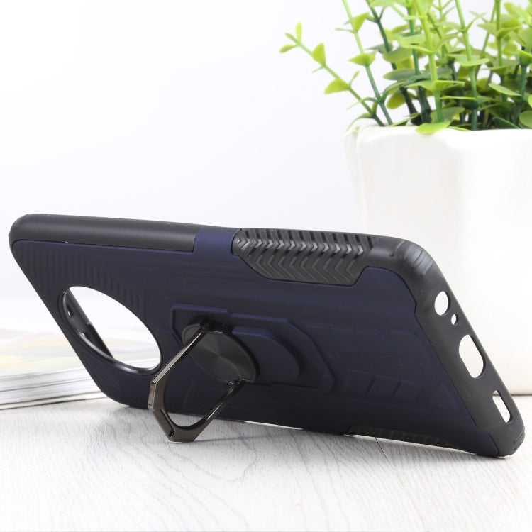 10 PCS Shield Armor PC+TPU Protective Case with 360 Degree Rotation Ring Holder For Xiaomi Redmi Note 9 5G