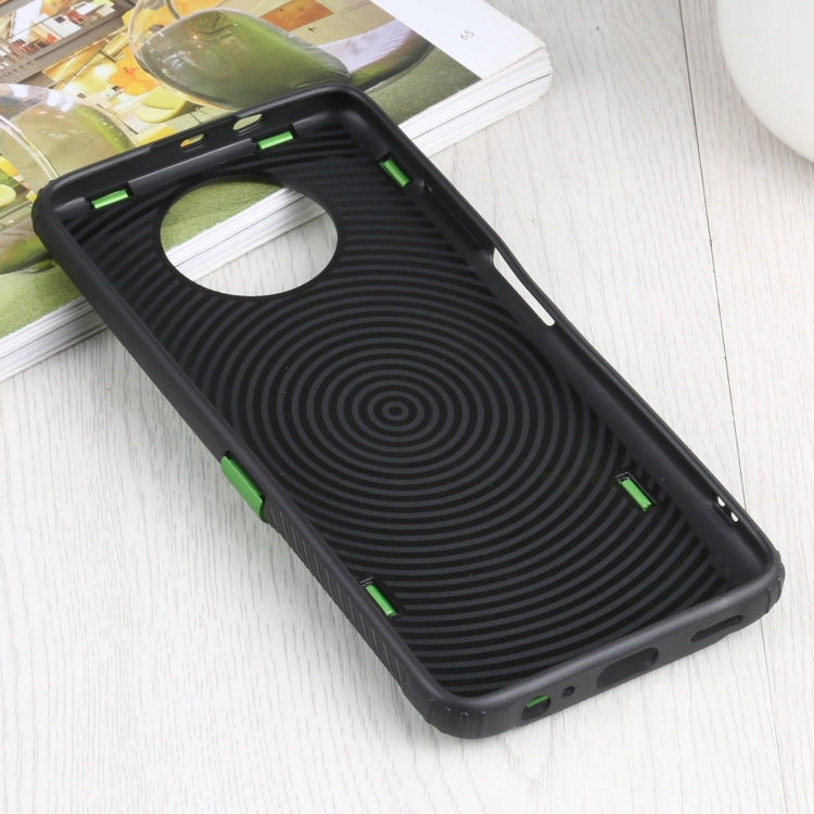 10 PCS Shield Armor PC+TPU Protective Case with 360 Degree Rotation Ring Holder For Xiaomi Redmi Note 9 5G