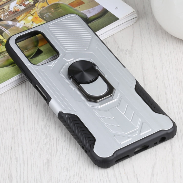 10 PCS Shield Armor PC+TPU Protective Case with 360 Degree Rotation Ring Holder For Xiaomi Redmi Note 10