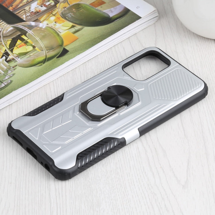 10 PCS Shield Armor PC+TPU Protective Case with 360 Degree Rotation Ring Holder For Xiaomi Redmi Note 10