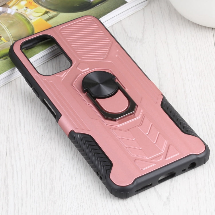 10 PCS Shield Armor PC+TPU Protective Case with 360 Degree Rotation Ring Holder For Xiaomi Redmi Note 10