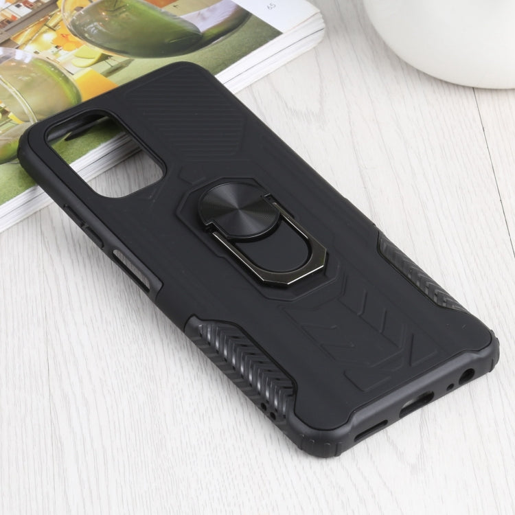 10 PCS Shield Armor PC+TPU Protective Case with 360 Degree Rotation Ring Holder For Xiaomi Redmi Note 10