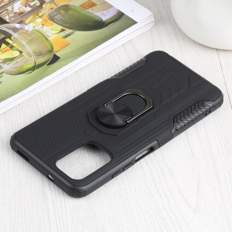 10 PCS Shield Armor PC+TPU Protective Case with 360 Degree Rotation Ring Holder For Xiaomi Redmi Note 10