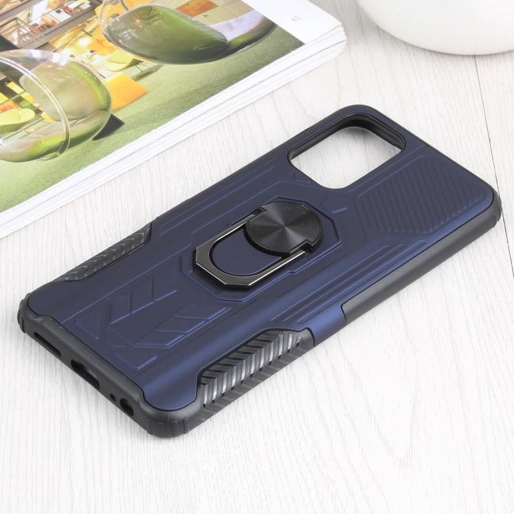 10 PCS Shield Armor PC+TPU Protective Case with 360 Degree Rotation Ring Holder For Xiaomi Redmi Note 10