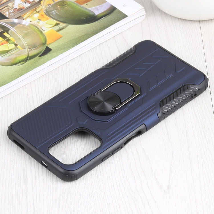 10 PCS Shield Armor PC+TPU Protective Case with 360 Degree Rotation Ring Holder For Xiaomi Redmi Note 10