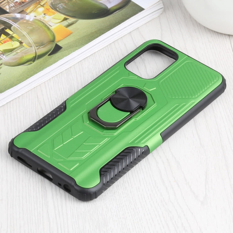 10 PCS Shield Armor PC+TPU Protective Case with 360 Degree Rotation Ring Holder For Xiaomi Redmi Note 10