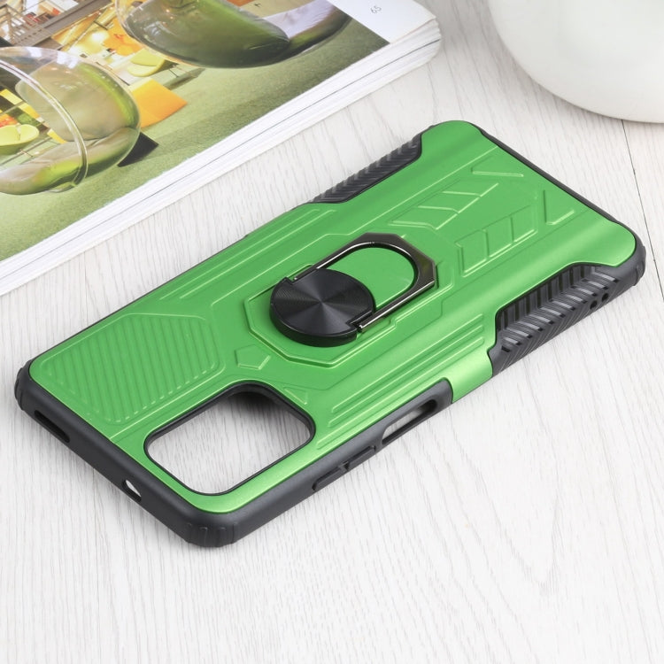 10 PCS Shield Armor PC+TPU Protective Case with 360 Degree Rotation Ring Holder For Xiaomi Redmi Note 10