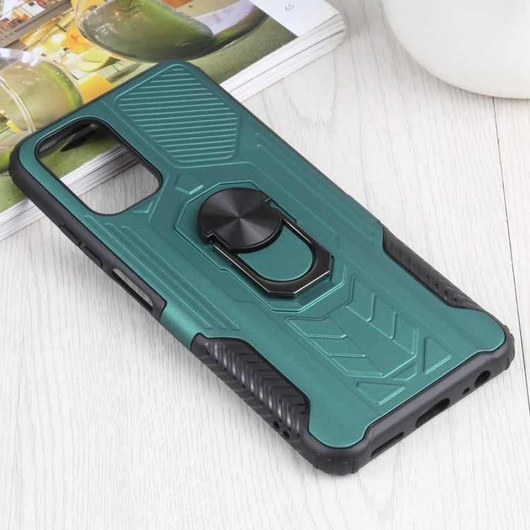10 PCS Shield Armor PC+TPU Protective Case with 360 Degree Rotation Ring Holder For Xiaomi Redmi Note 10