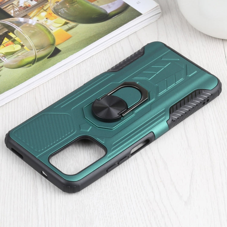 10 PCS Shield Armor PC+TPU Protective Case with 360 Degree Rotation Ring Holder For Xiaomi Redmi Note 10