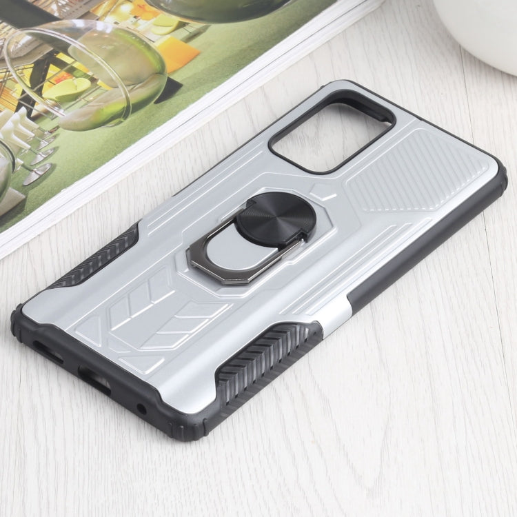 10 PCS Shield Armor PC+TPU Protective Case with 360 Degree Rotation Ring Holder For Xiaomi Redmi Note 10 Pro