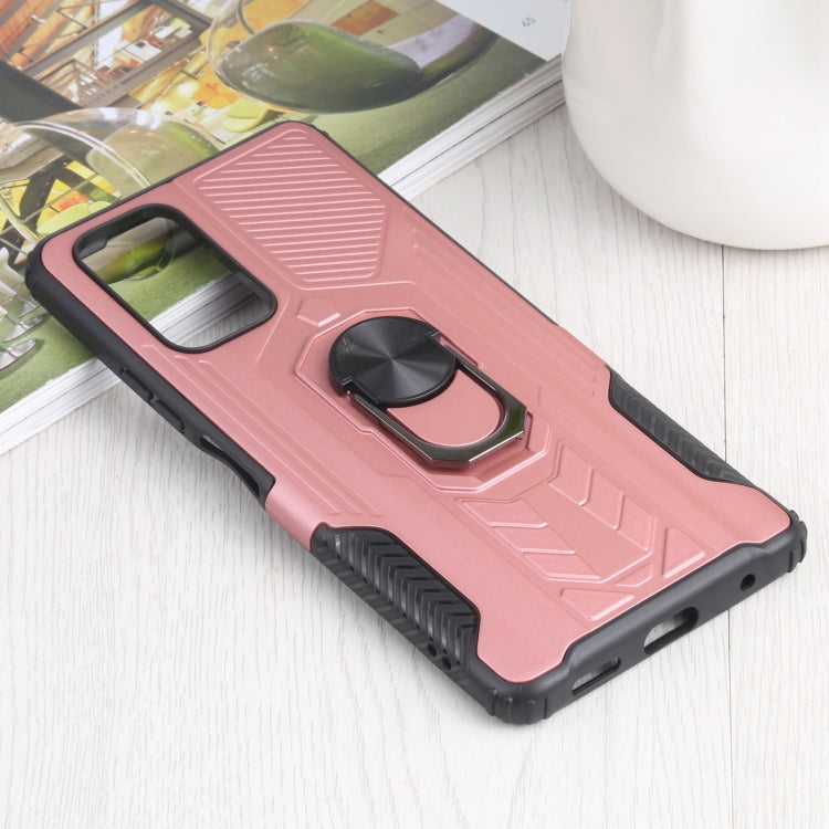 10 PCS Shield Armor PC+TPU Protective Case with 360 Degree Rotation Ring Holder For Xiaomi Redmi Note 10 Pro