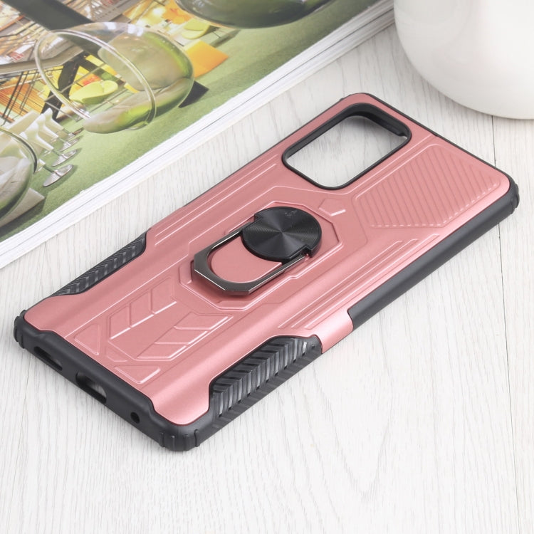 10 PCS Shield Armor PC+TPU Protective Case with 360 Degree Rotation Ring Holder For Xiaomi Redmi Note 10 Pro