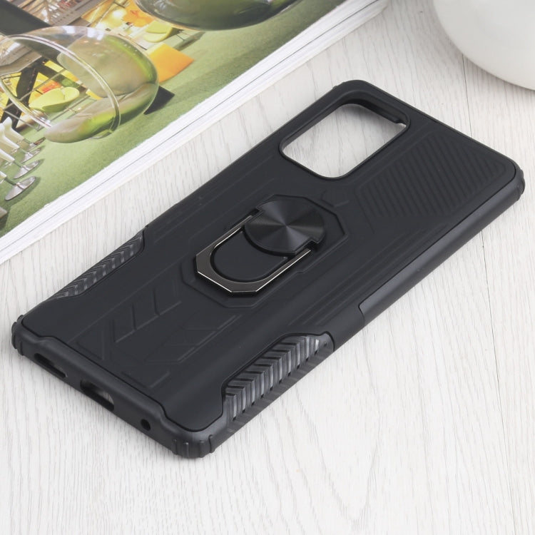 10 PCS Shield Armor PC+TPU Protective Case with 360 Degree Rotation Ring Holder For Xiaomi Redmi Note 10 Pro