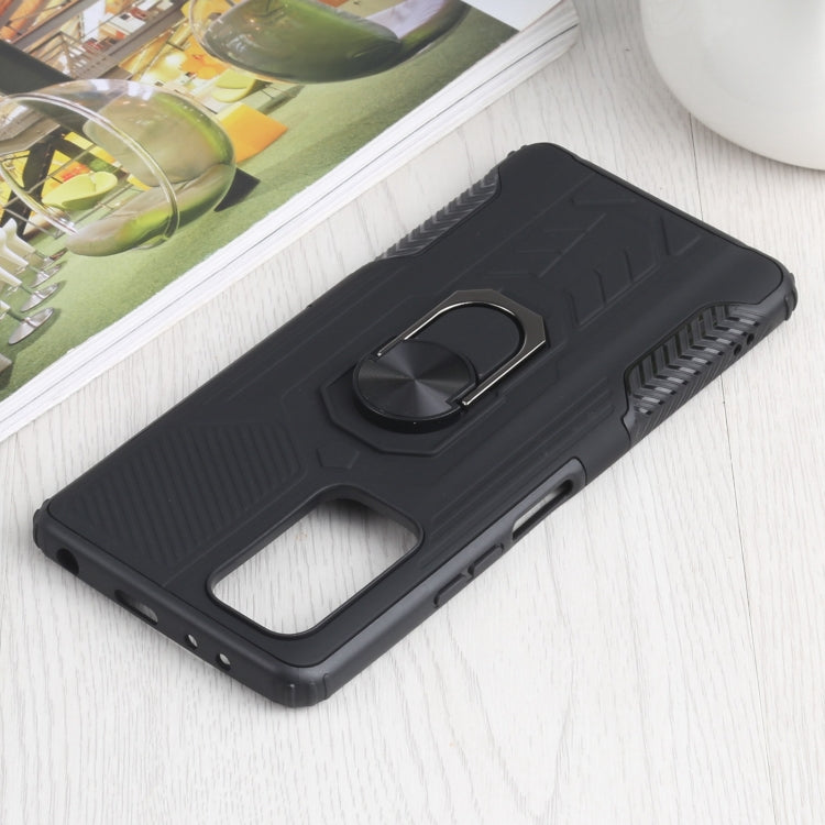 10 PCS Shield Armor PC+TPU Protective Case with 360 Degree Rotation Ring Holder For Xiaomi Redmi Note 10 Pro