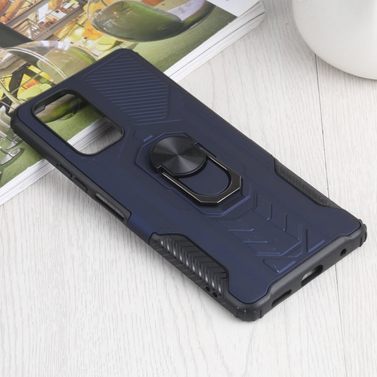 10 PCS Shield Armor PC+TPU Protective Case with 360 Degree Rotation Ring Holder For Xiaomi Redmi Note 10 Pro