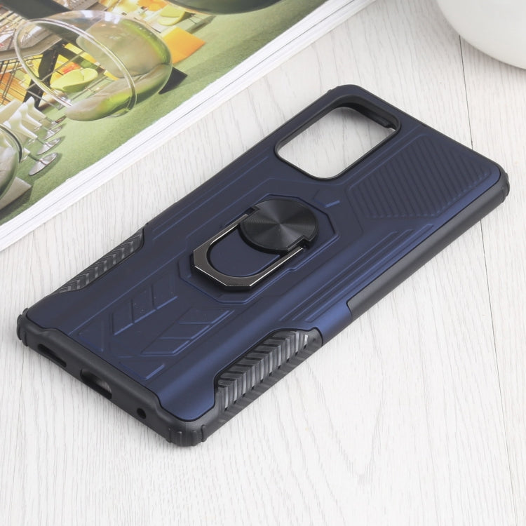 10 PCS Shield Armor PC+TPU Protective Case with 360 Degree Rotation Ring Holder For Xiaomi Redmi Note 10 Pro