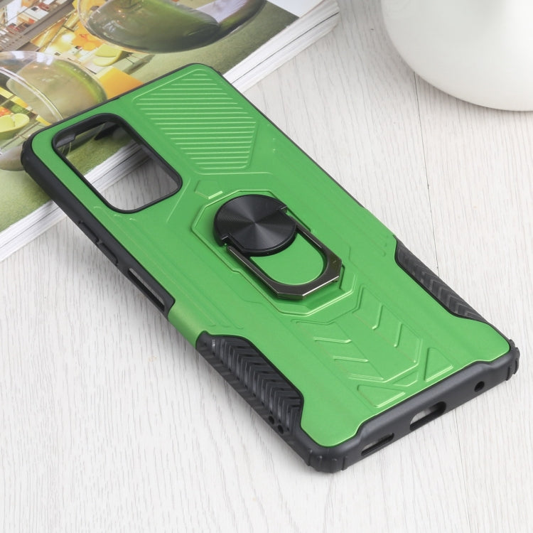 10 PCS Shield Armor PC+TPU Protective Case with 360 Degree Rotation Ring Holder For Xiaomi Redmi Note 10 Pro