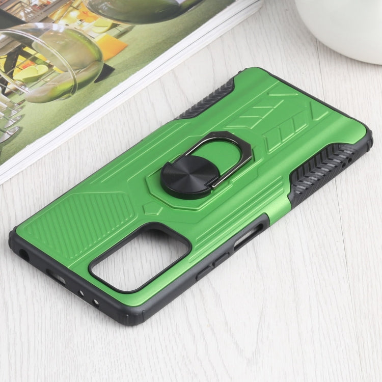 10 PCS Shield Armor PC+TPU Protective Case with 360 Degree Rotation Ring Holder For Xiaomi Redmi Note 10 Pro