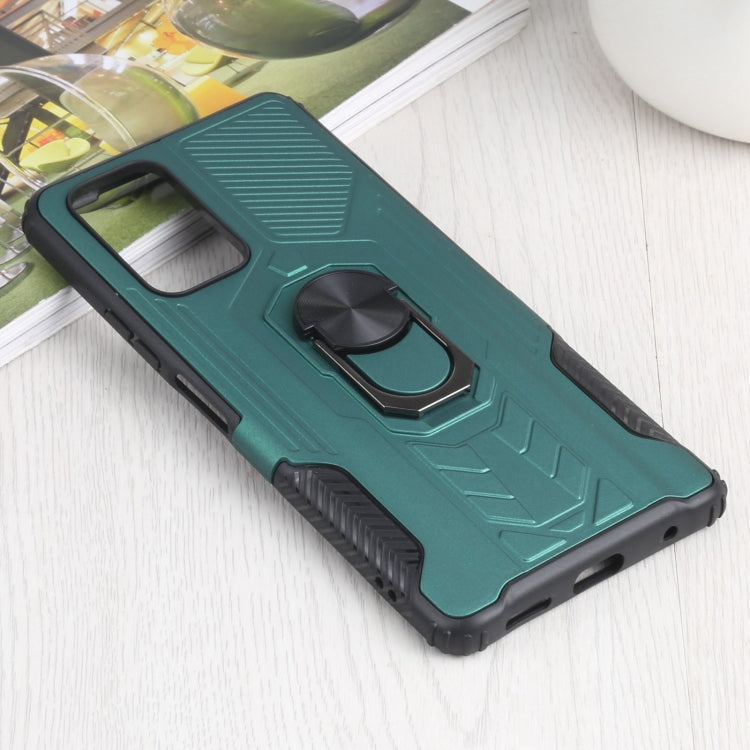 10 PCS Shield Armor PC+TPU Protective Case with 360 Degree Rotation Ring Holder For Xiaomi Redmi Note 10 Pro