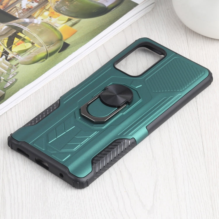 10 PCS Shield Armor PC+TPU Protective Case with 360 Degree Rotation Ring Holder For Xiaomi Redmi Note 10 Pro