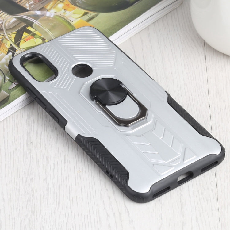 10 PCS Shield Armor PC+TPU Protective Case with 360 Degree Rotation Ring Holder For Xiaomi Mi 6X / A2