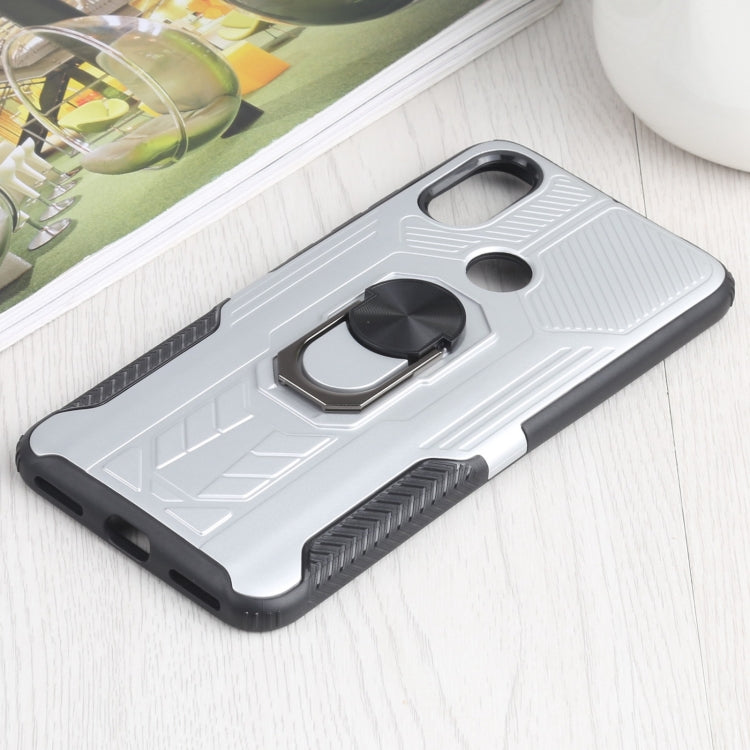 10 PCS Shield Armor PC+TPU Protective Case with 360 Degree Rotation Ring Holder For Xiaomi Mi 6X / A2