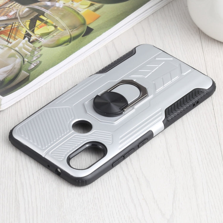 10 PCS Shield Armor PC+TPU Protective Case with 360 Degree Rotation Ring Holder For Xiaomi Mi 6X / A2