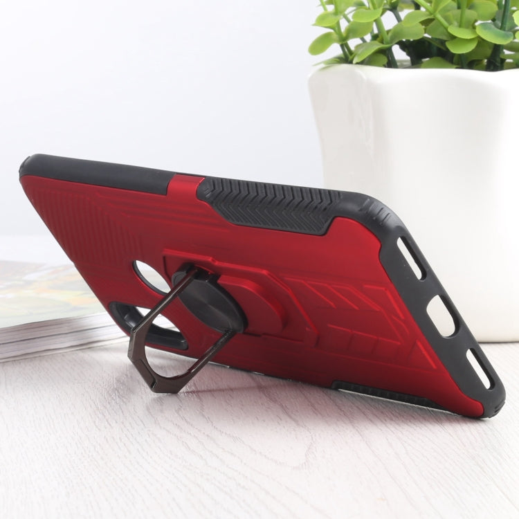 10 PCS Shield Armor PC+TPU Protective Case with 360 Degree Rotation Ring Holder For Xiaomi Mi 6X / A2