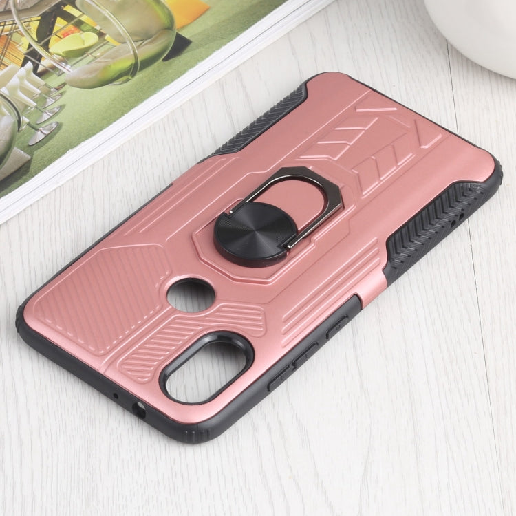 10 PCS Shield Armor PC+TPU Protective Case with 360 Degree Rotation Ring Holder For Xiaomi Mi 6X / A2