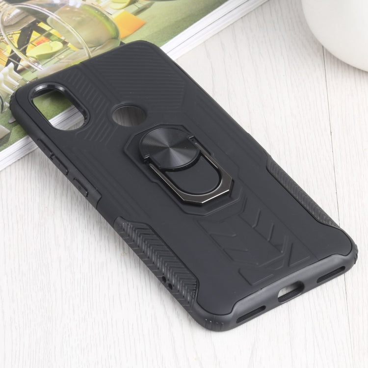 10 PCS Shield Armor PC+TPU Protective Case with 360 Degree Rotation Ring Holder For Xiaomi Mi 6X / A2