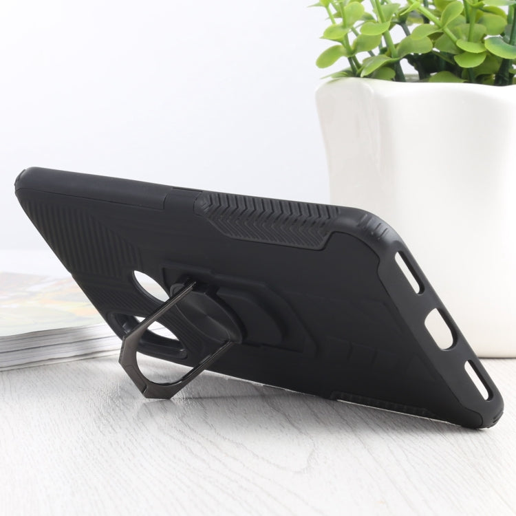 10 PCS Shield Armor PC+TPU Protective Case with 360 Degree Rotation Ring Holder For Xiaomi Mi 6X / A2