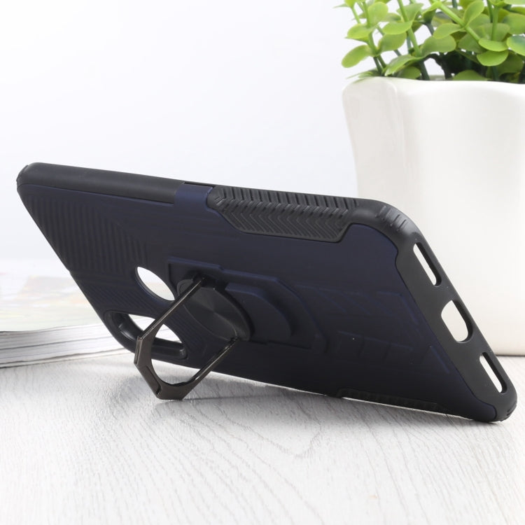 10 PCS Shield Armor PC+TPU Protective Case with 360 Degree Rotation Ring Holder For Xiaomi Mi 6X / A2