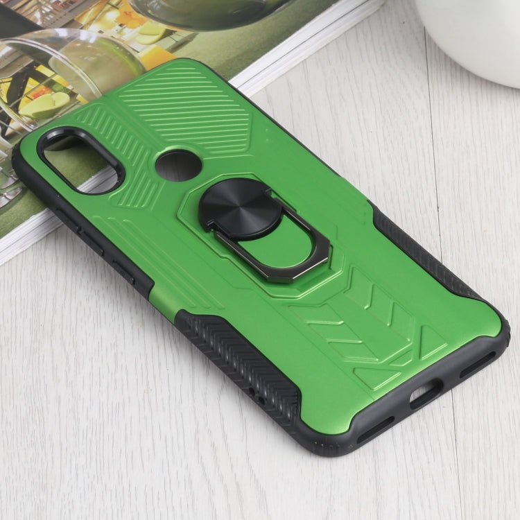 10 PCS Shield Armor PC+TPU Protective Case with 360 Degree Rotation Ring Holder For Xiaomi Mi 6X / A2