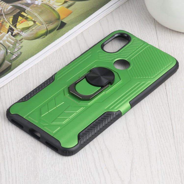 10 PCS Shield Armor PC+TPU Protective Case with 360 Degree Rotation Ring Holder For Xiaomi Mi 6X / A2