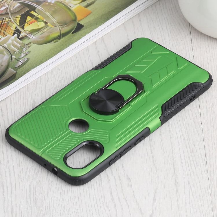 10 PCS Shield Armor PC+TPU Protective Case with 360 Degree Rotation Ring Holder For Xiaomi Mi 6X / A2