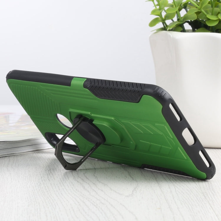 10 PCS Shield Armor PC+TPU Protective Case with 360 Degree Rotation Ring Holder For Xiaomi Mi 6X / A2