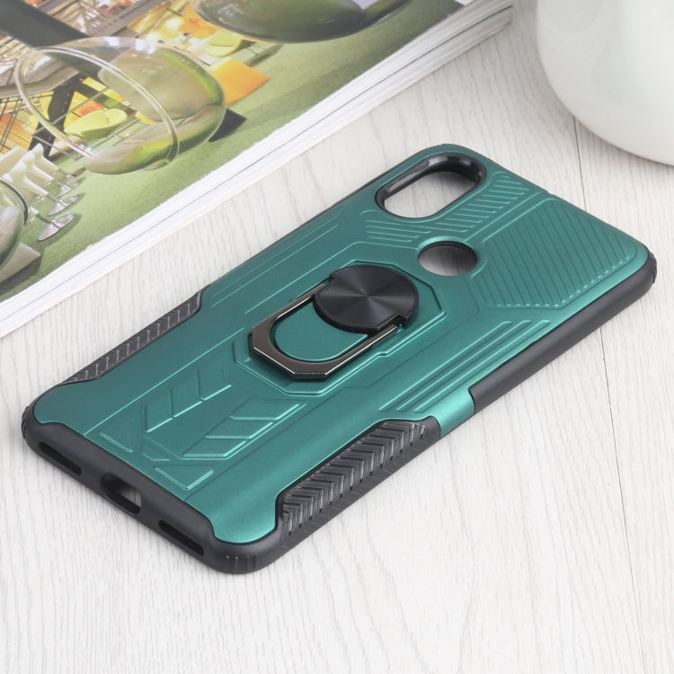 10 PCS Shield Armor PC+TPU Protective Case with 360 Degree Rotation Ring Holder For Xiaomi Mi 6X / A2