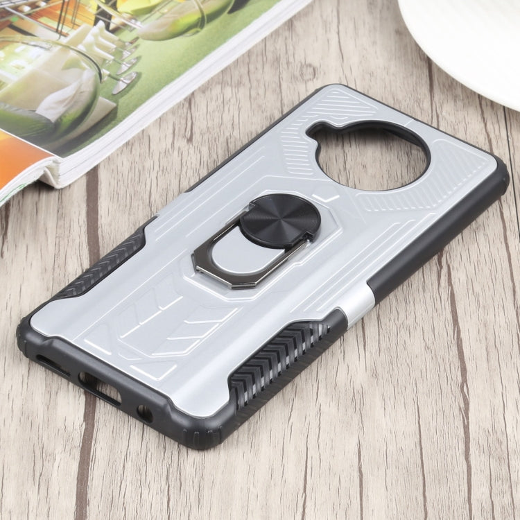 10 PCS Shield Armor PC+TPU Protective Case with 360 Degree Rotation Ring Holder For Xiaomi Mi 10T Lite 5G