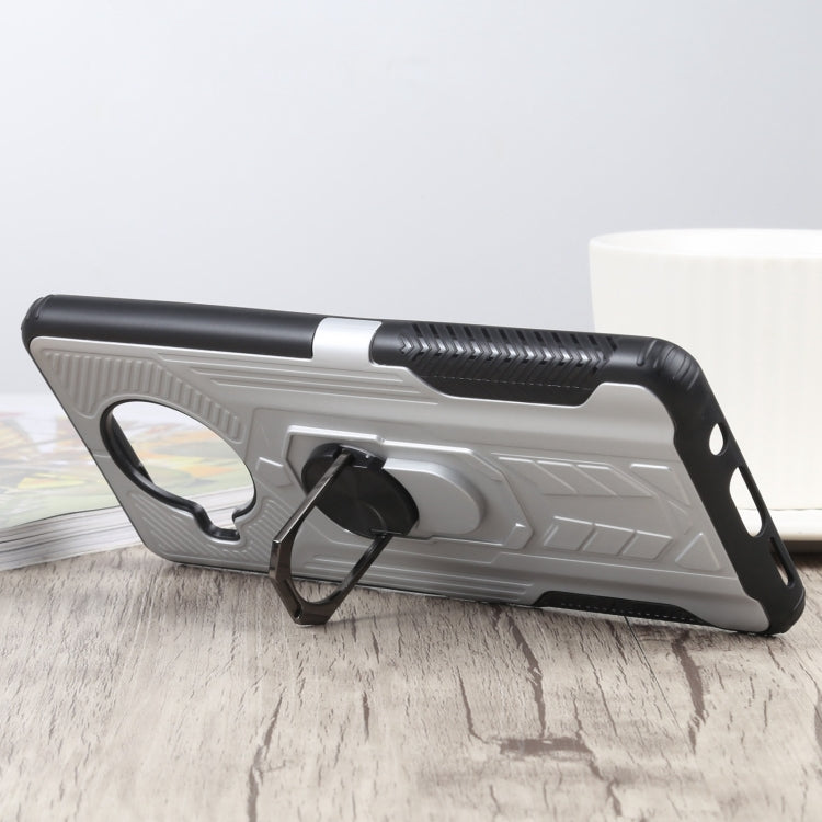 10 PCS Shield Armor PC+TPU Protective Case with 360 Degree Rotation Ring Holder For Xiaomi Mi 10T Lite 5G