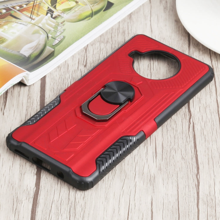 10 PCS Shield Armor PC+TPU Protective Case with 360 Degree Rotation Ring Holder For Xiaomi Mi 10T Lite 5G