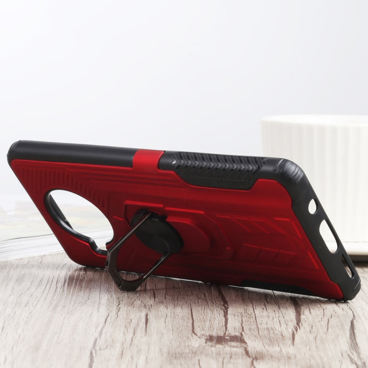 10 PCS Shield Armor PC+TPU Protective Case with 360 Degree Rotation Ring Holder For Xiaomi Mi 10T Lite 5G