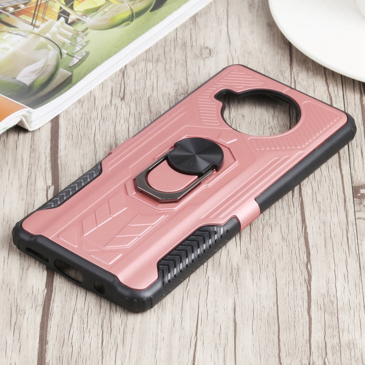 10 PCS Shield Armor PC+TPU Protective Case with 360 Degree Rotation Ring Holder For Xiaomi Mi 10T Lite 5G