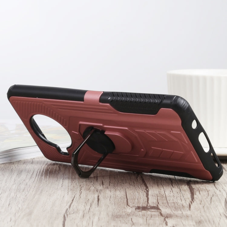 10 PCS Shield Armor PC+TPU Protective Case with 360 Degree Rotation Ring Holder For Xiaomi Mi 10T Lite 5G