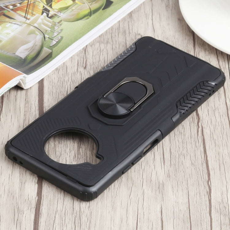 10 PCS Shield Armor PC+TPU Protective Case with 360 Degree Rotation Ring Holder For Xiaomi Mi 10T Lite 5G
