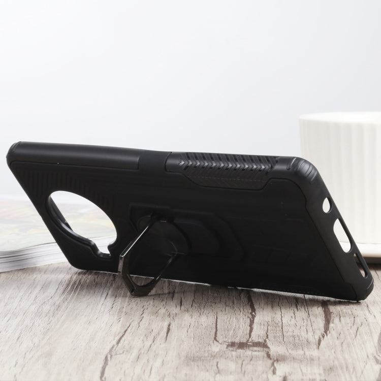 10 PCS Shield Armor PC+TPU Protective Case with 360 Degree Rotation Ring Holder For Xiaomi Mi 10T Lite 5G