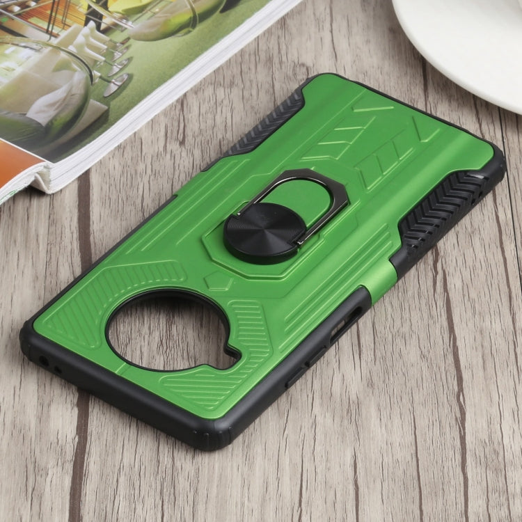 10 PCS Shield Armor PC+TPU Protective Case with 360 Degree Rotation Ring Holder For Xiaomi Mi 10T Lite 5G