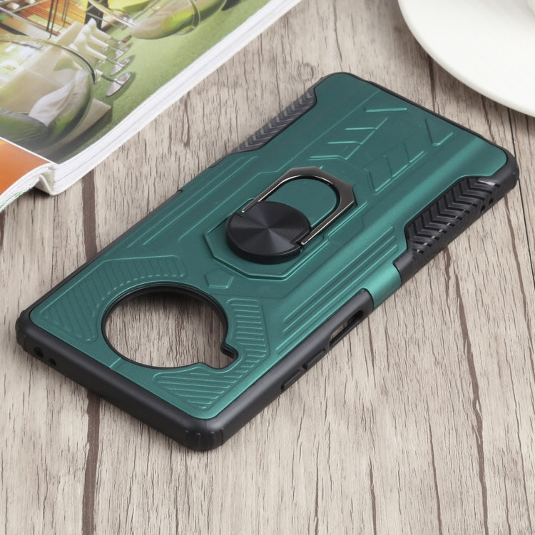 10 PCS Shield Armor PC+TPU Protective Case with 360 Degree Rotation Ring Holder For Xiaomi Mi 10T Lite 5G